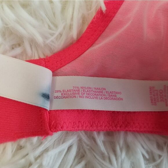 32DD Victoria's Secret Pink Lined Bra - Picture 7 of 7